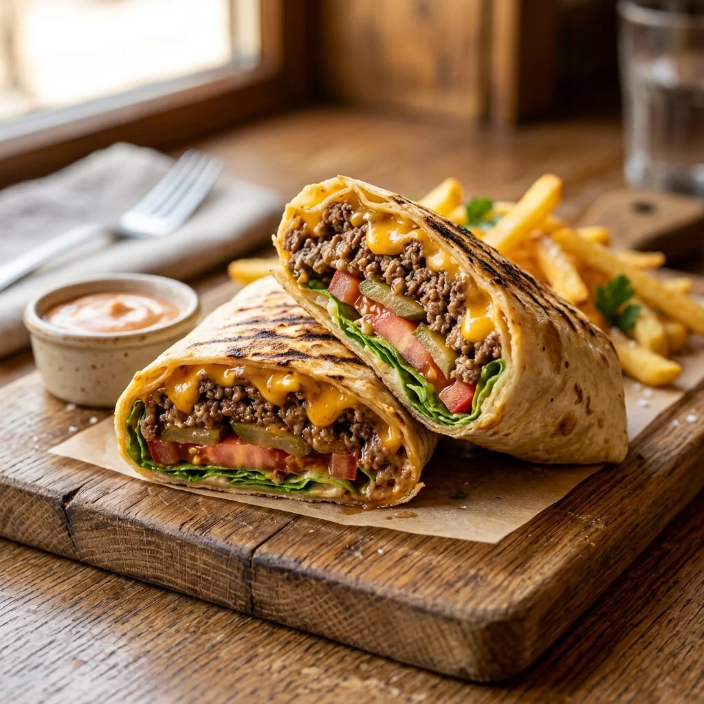 Wrap de Cheeseburger